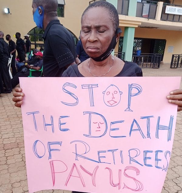 Delta Local Government Retirees Protest N48.3bn Unpaid Gratuity and Pension by State Government since 2014