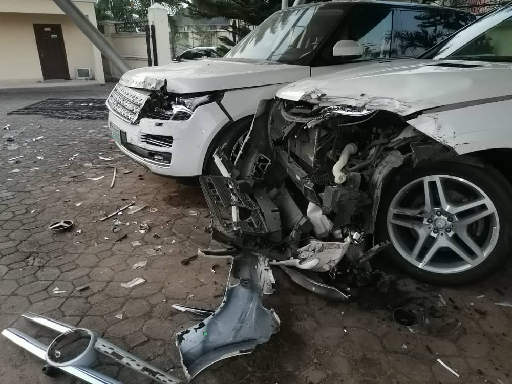 Vehicles Allegedly Destroyed by Perez Omoun