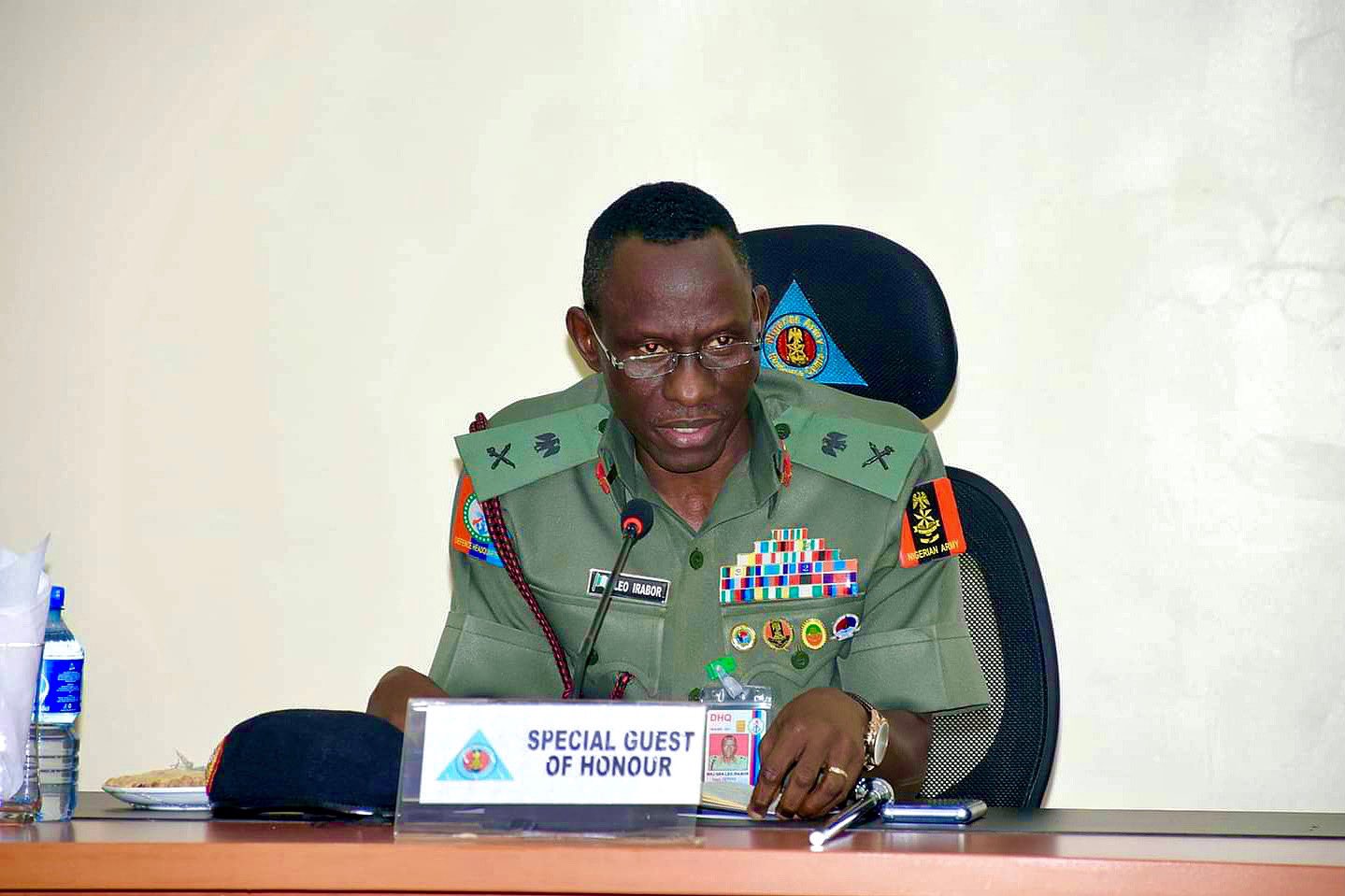 Major-General Leo Irabor, Nigeria Chief of Defence Staff