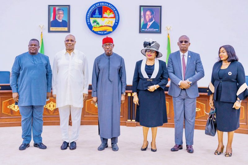 Swearing-in of new Chief Judge of the State, Justice Theresa Diai at Government House, Asaba on Monday, May 24, 2021