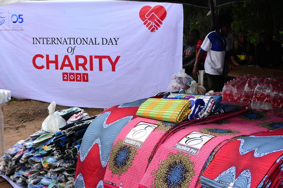 Dame Okowa, O5 Initiative International Day of Charity 2021