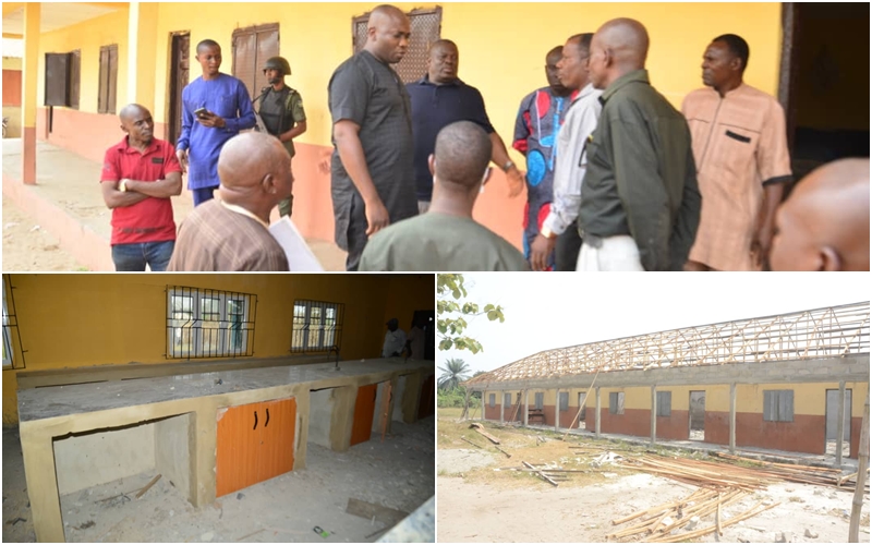 Ochor on Inspection Tour of On-going Projects in Ukwuani State Constituency