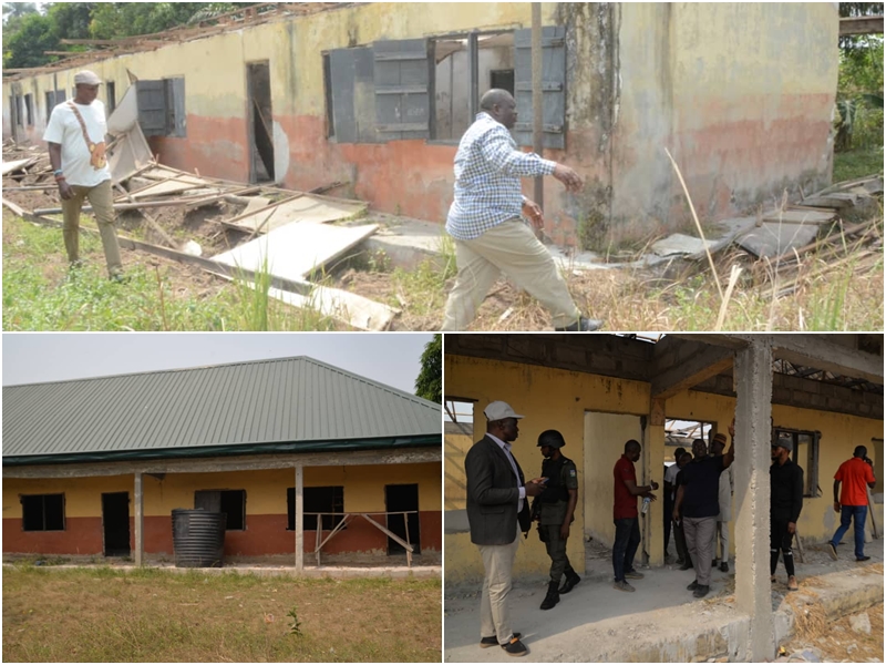 Ochor on Inspection Tour of On-going Projects in Ukwuani State Constituency