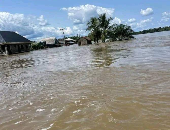 Flooded Community in Delta State