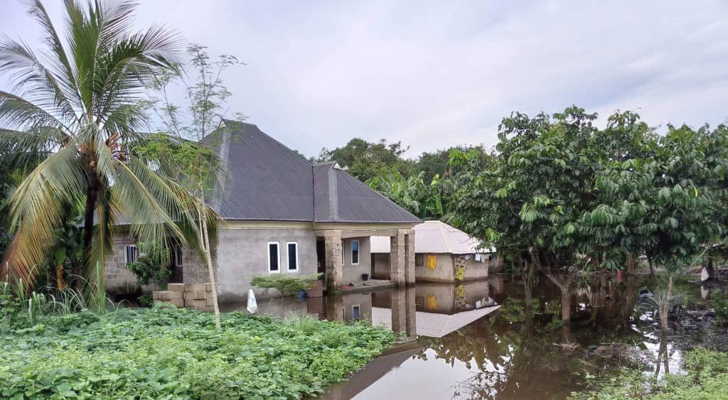 Flood Ravaged Community in Ndokwa West Local Government Area of Delta State