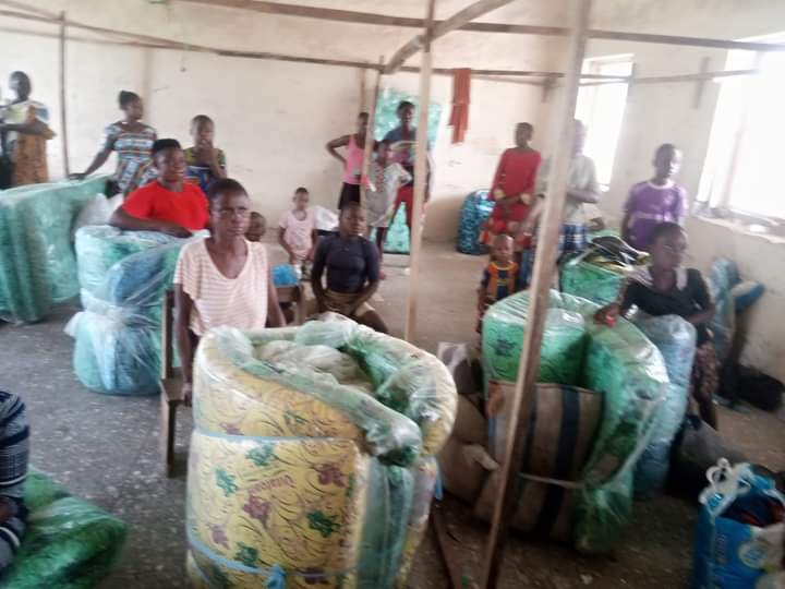 Flood Victims sheltered at DESOPADEC IDPs Camp