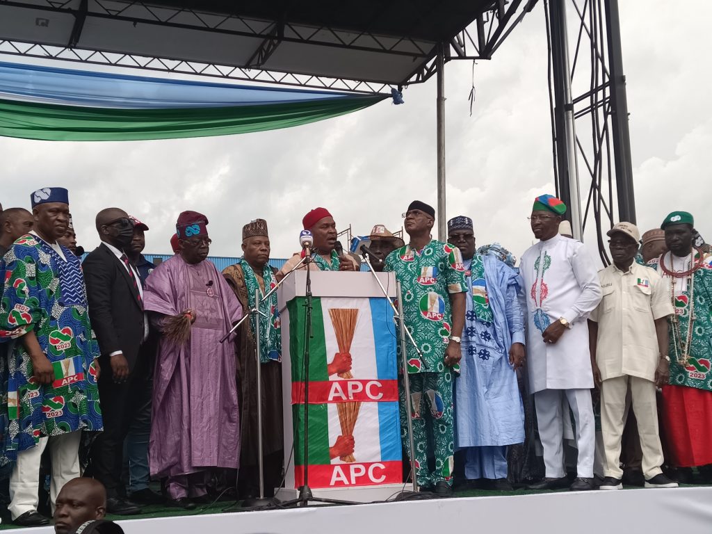Tinubu Campaigns in Delta State ahead 2023 Election