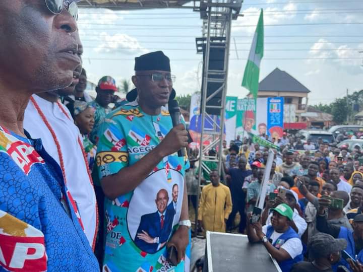 Omo-Agege Campaigns in Ika North-East Local Government Area