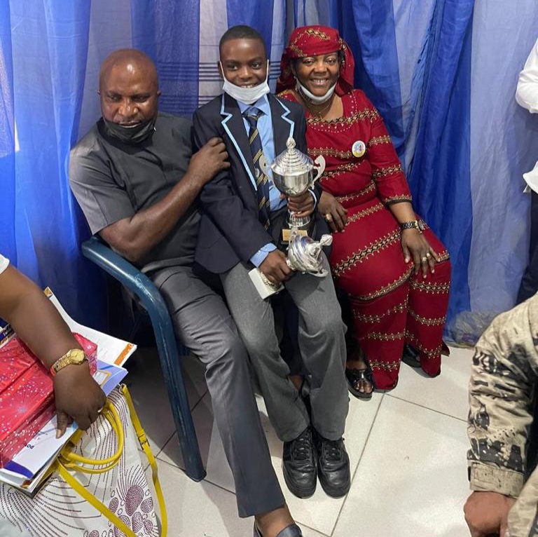 Late Sylvester Oromoni with Parents