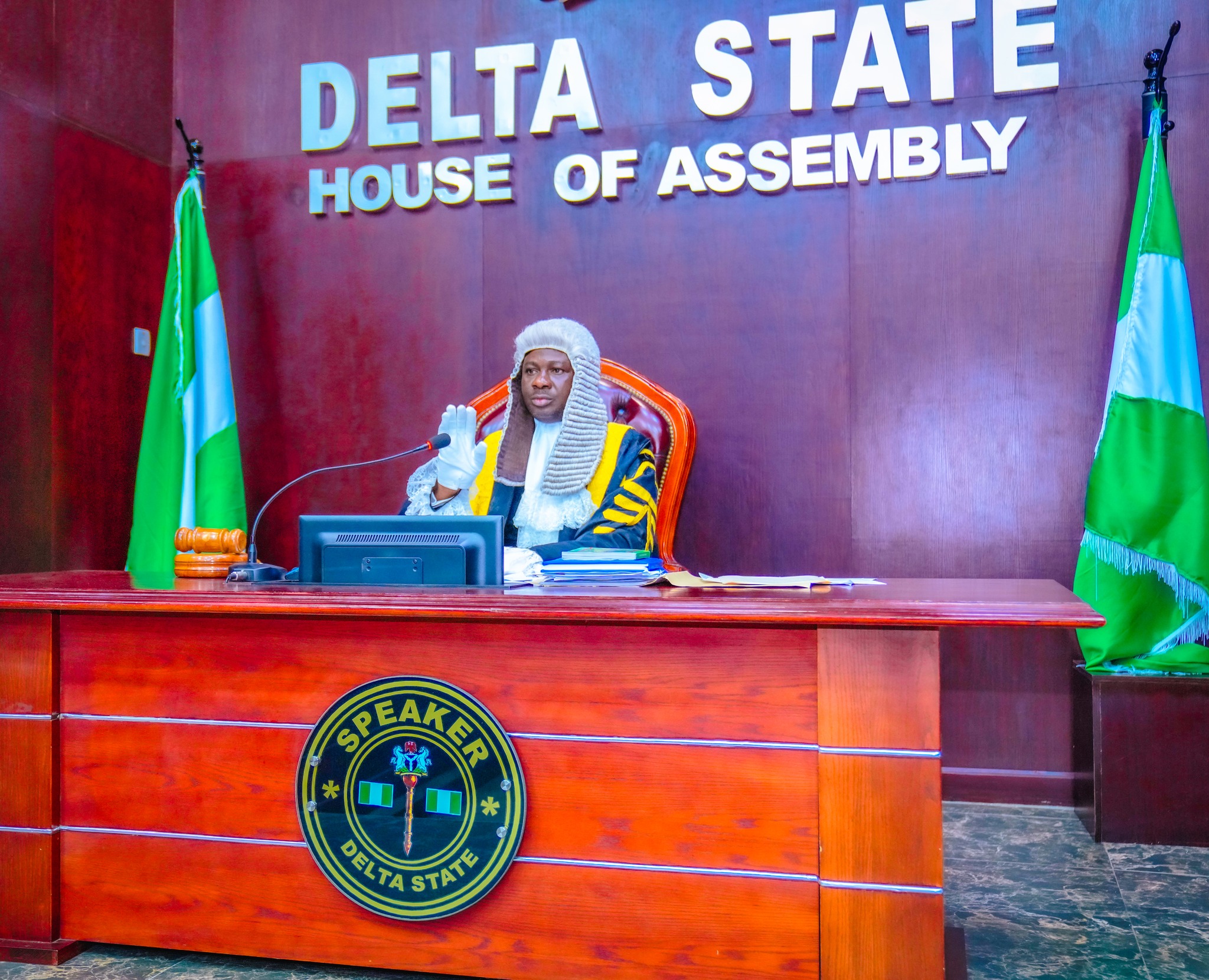 Speaker, Delta State House of Assembly, Rt. Hon. Emomotimi Guwor