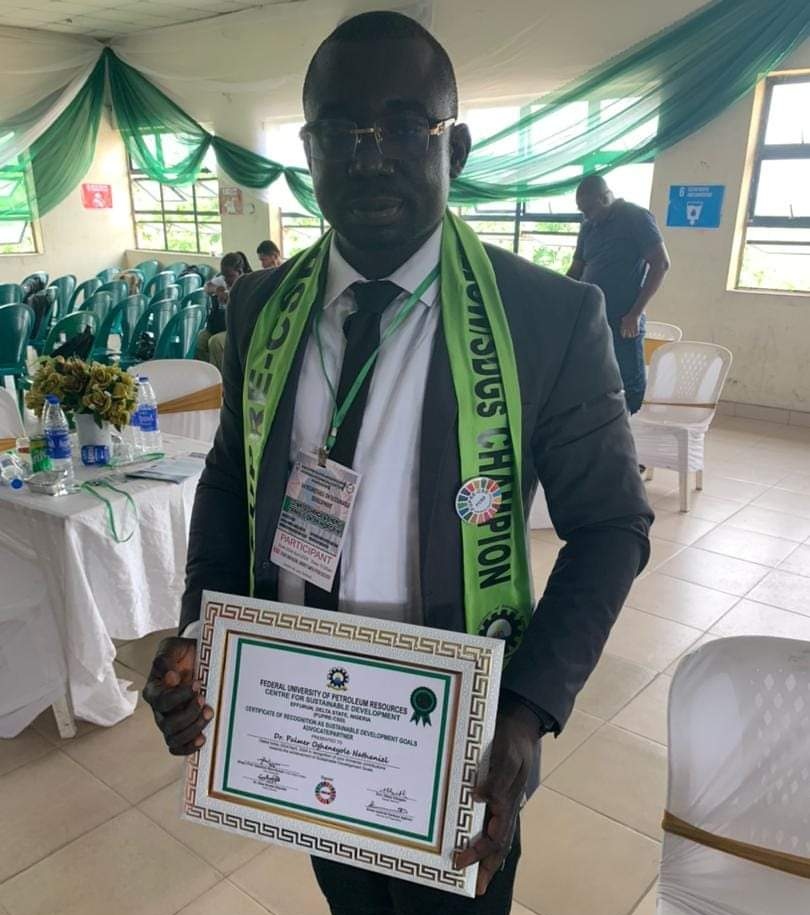 FUPRE Honours Palmer Ogheneyole Nathaniel as SDGs Advocate