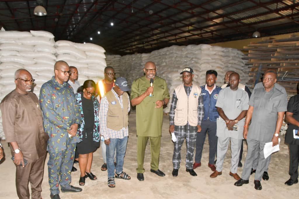 Delta State takes Delivery of Food Palliatives from Federal Government on Wednesday, May 8, 2024
