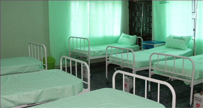 A file photo of a hospital in Borno State, North-East Nigeria, used to illustrate the story.