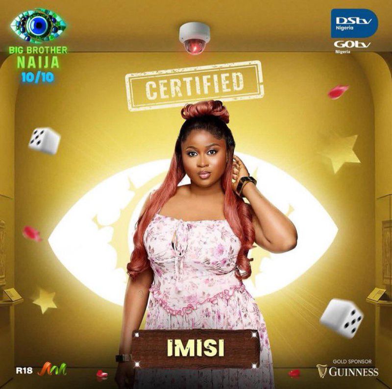 Imisi - BBNaija Season 10 Housemate