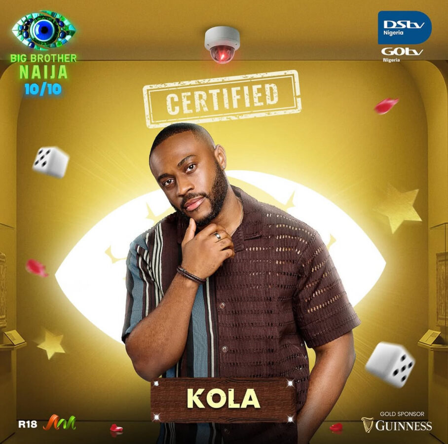 Kola - BBNaija Season 10 Housemate