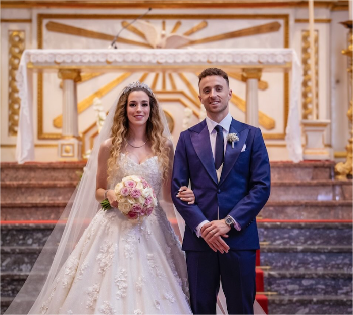Late Diogo Jota and wife Rute Cardoso