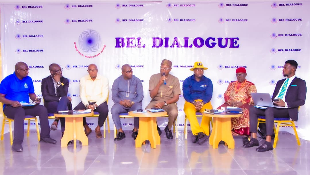 Panel of Discussants at the Maiden Bel Dialogue organized by Ndokwa Reporters