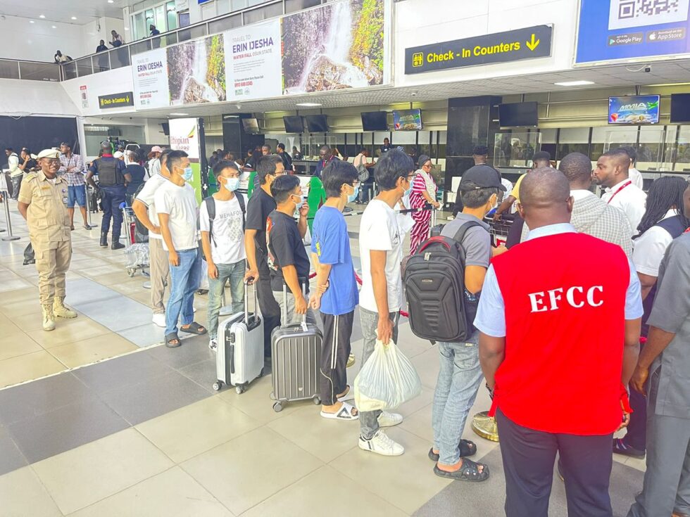 EFCC Repatriates Chinese Nationals