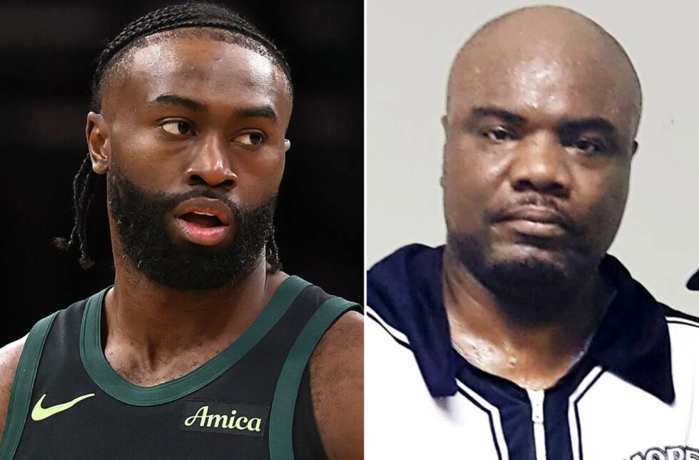 Jaylen Brown and Father Quenton Marselles Brown