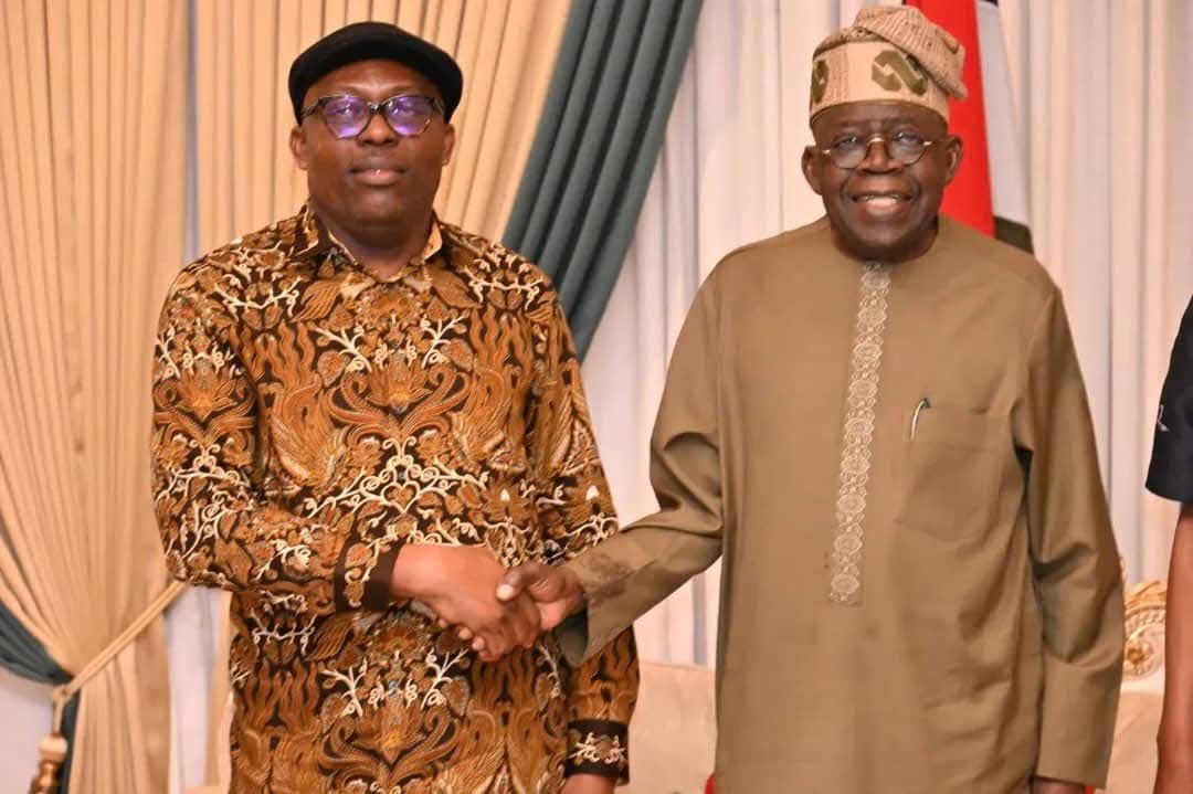 President Bola Tinubu and Rivers State Governor, Siminalayi Fubara