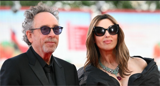 Tim Burton and Monica Bellucci