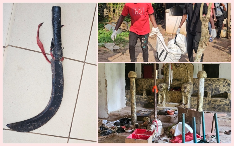 Evidence Uncovered by Delta Police over the Arrest 20-Year-Old Herbalist and Stepbrother for the Murder of Two boys.