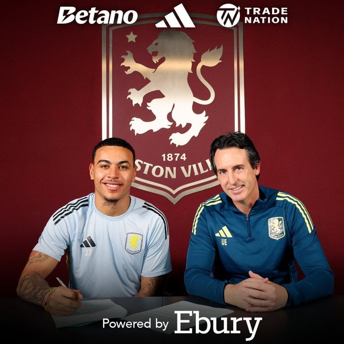 Morgan Rogers and Aston Villa Manager, Unai Emery