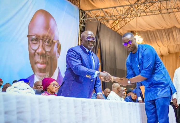 Governor Sheriff Oborevwori and Onoriode Agofure