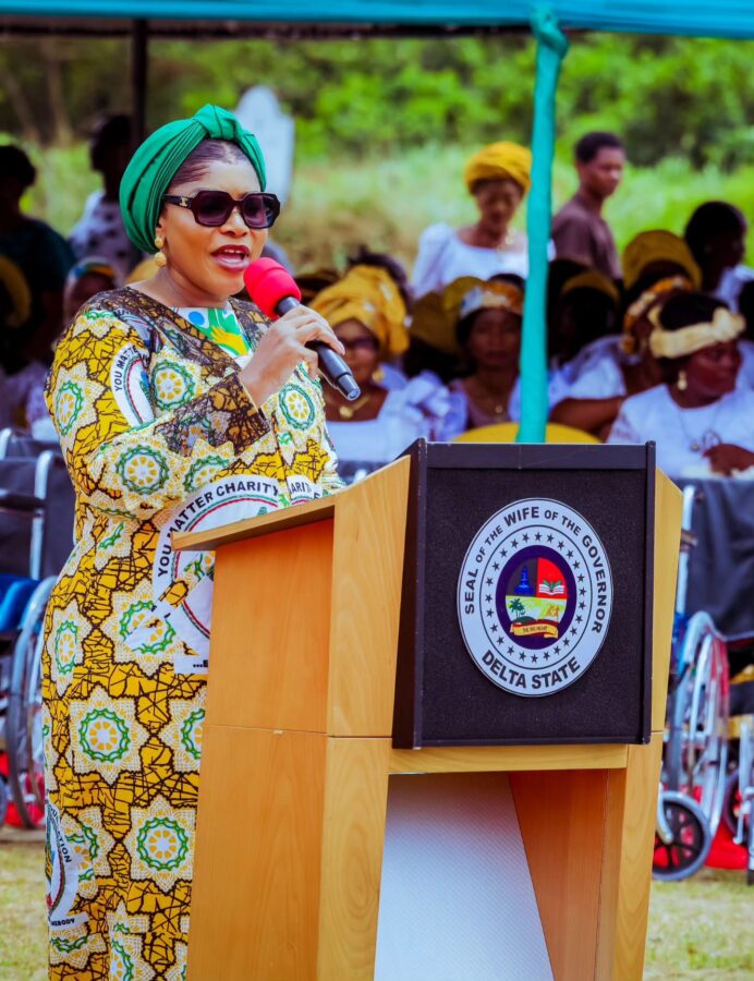 Wife of the Delta State Governor and Founder of You Matter Charity Foundation, Deaconess Tobore Oborevwori