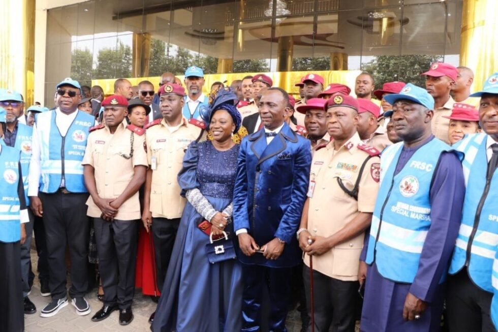 Pastor Paul Eneche and Wife Gifting FRSC