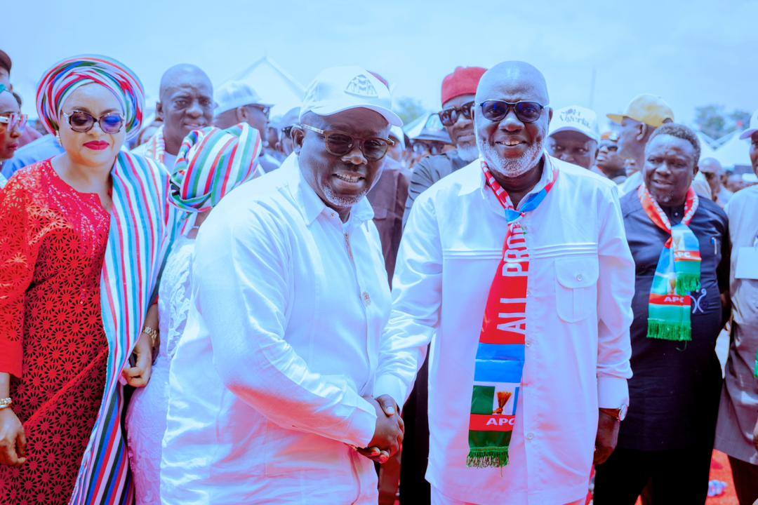 Rt Hon. Sheriff Oborevwori and New Delta APC State Chairman Chief Solomon Arenyeka