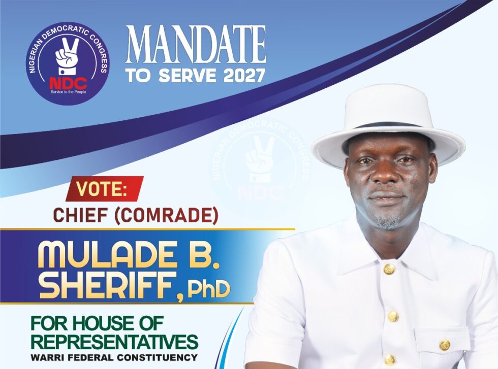 Comrade Sheriff Mukade for Warri House of Representatives