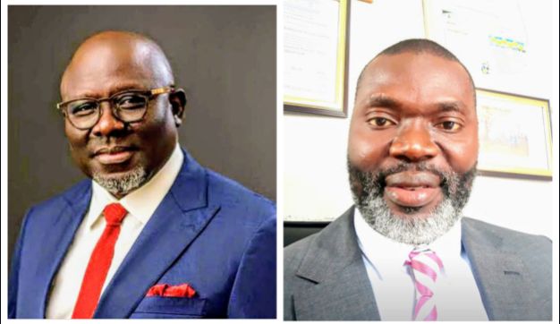 Photo Collage: Governor Sheriff Oborevwori and Engr Lucky Oyovwi