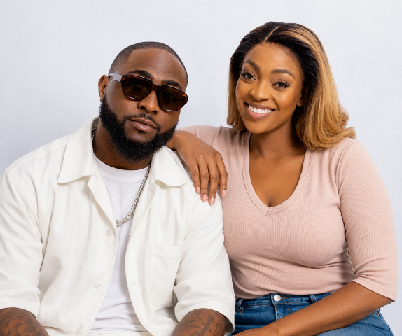 Davido and his sister Sharon Ademefun Adeleke