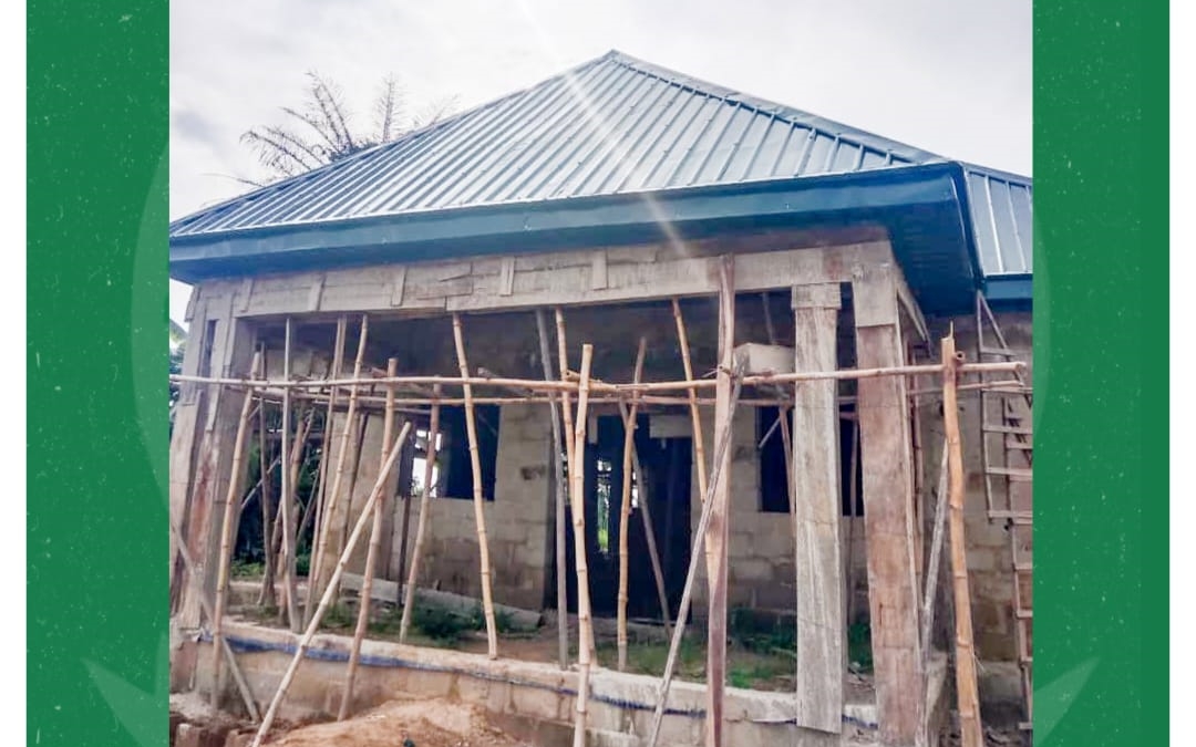 ongoing construction of the Civic Centre in Agwetiti, Ndokwa East LGA